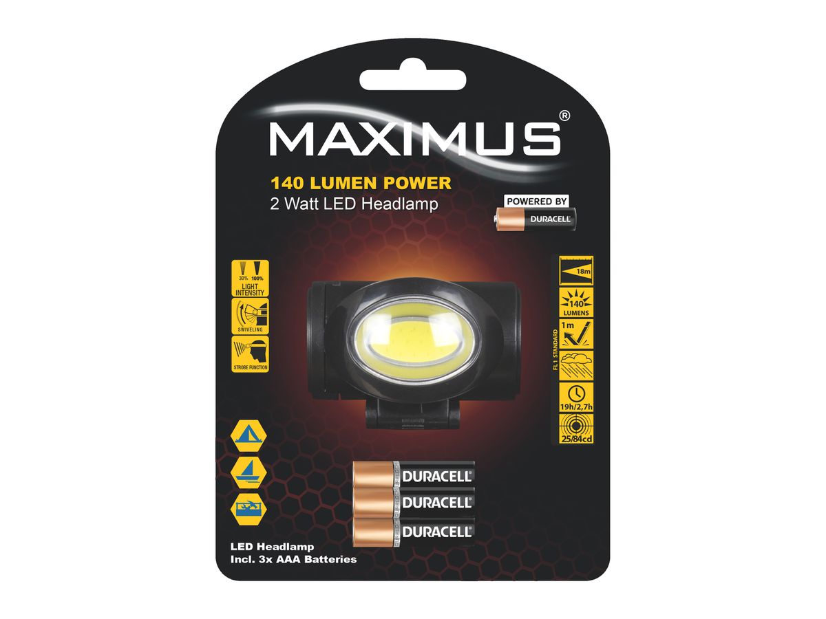 MAXIMUS LED Headlamp M-HDL-001-DU