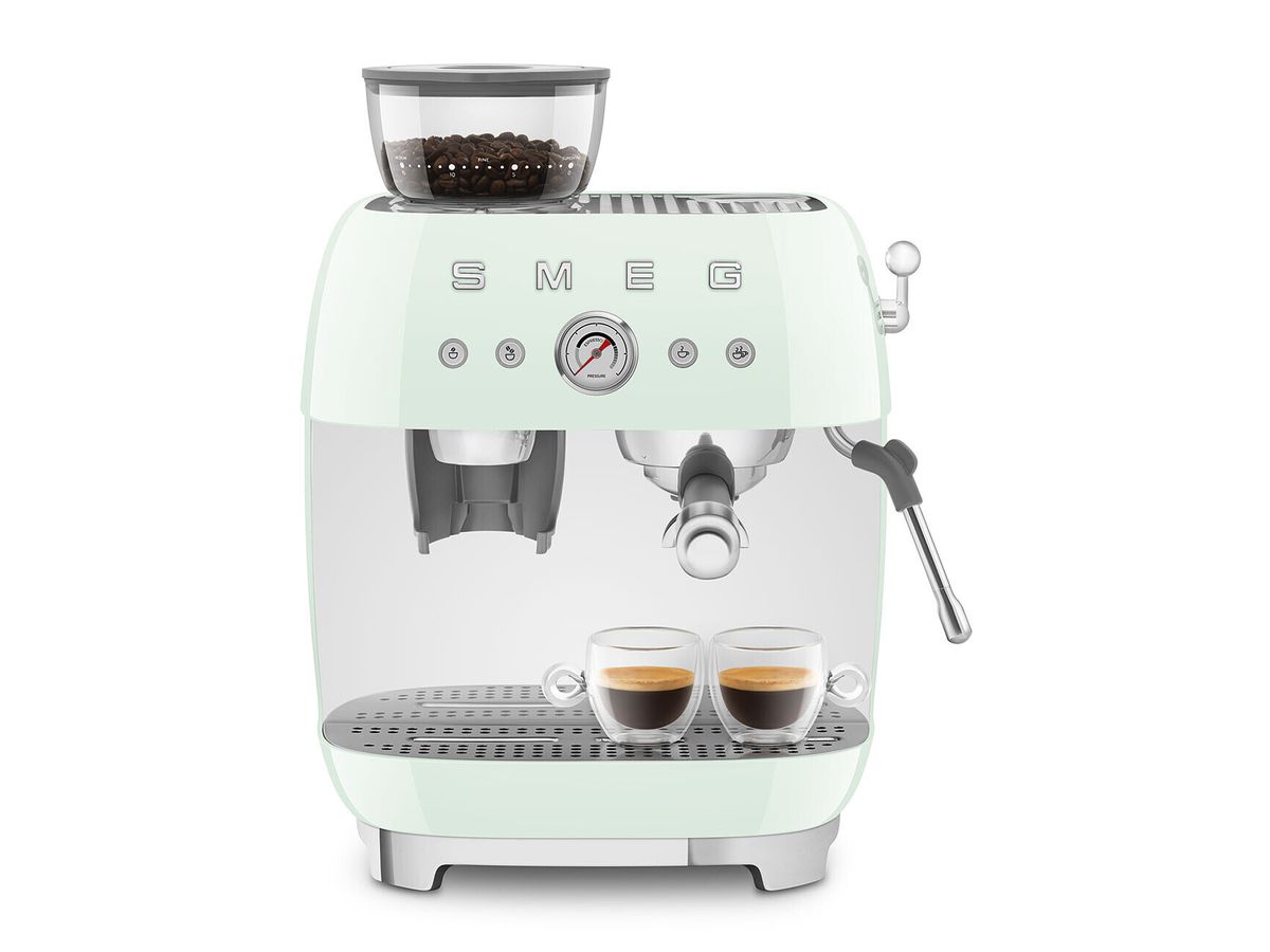 Espressomaschine mit Mahlwerk 50's Style EGF03PGEU