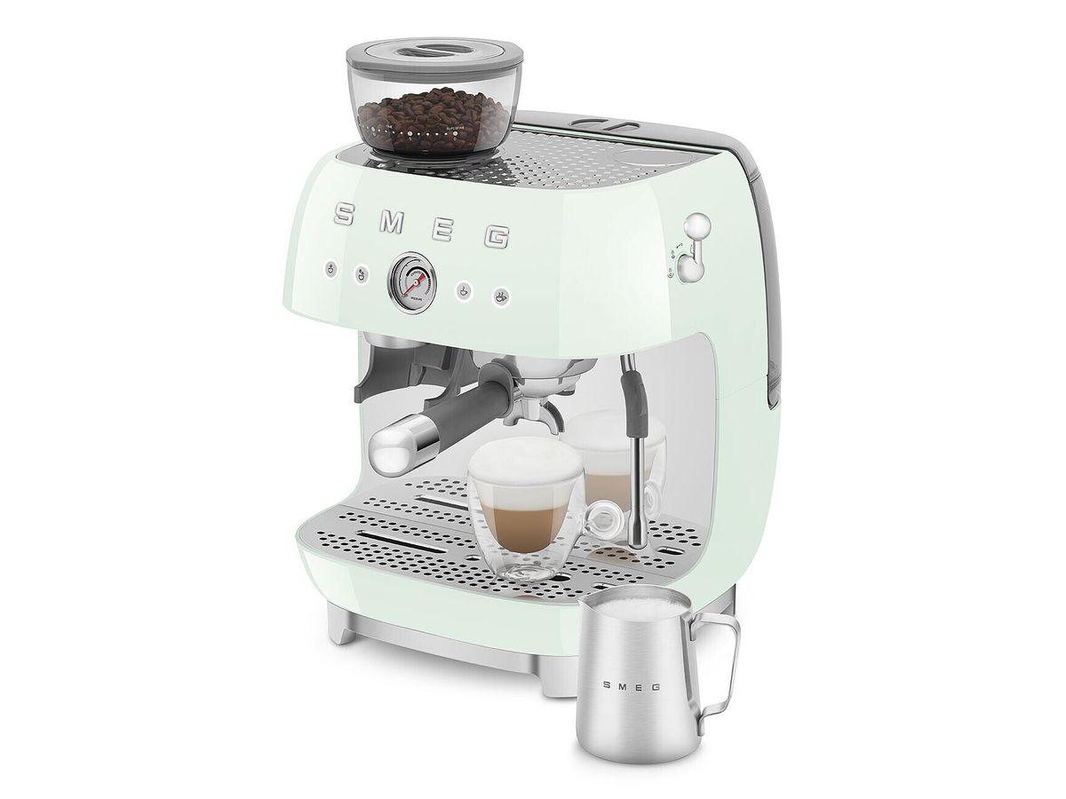 Espressomaschine mit Mahlwerk 50's Style EGF03PGEU