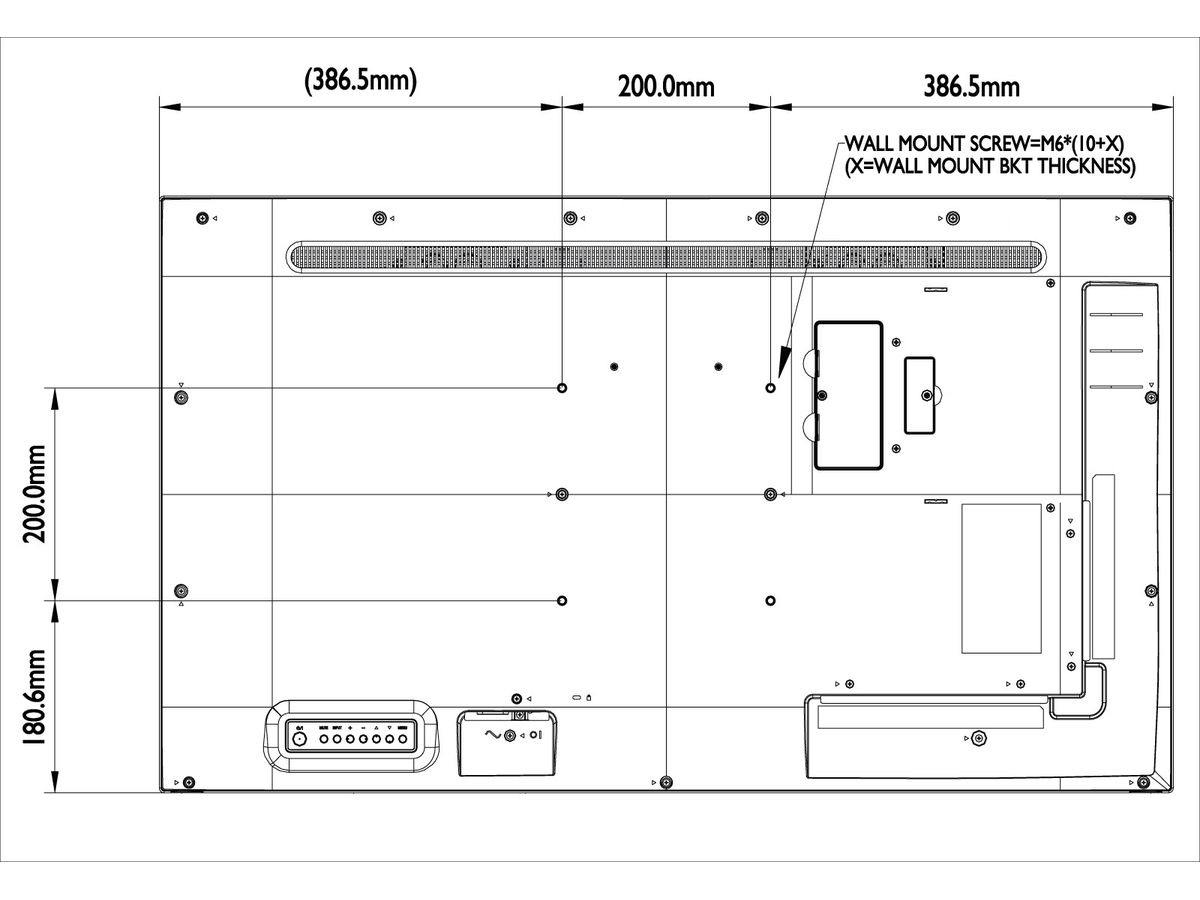 Hisense 43" LCD Display