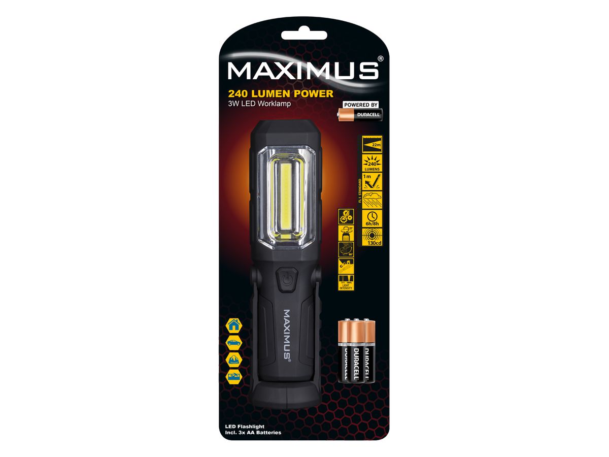 MAXIMUS LED Worklamp M-WKL-012-DU